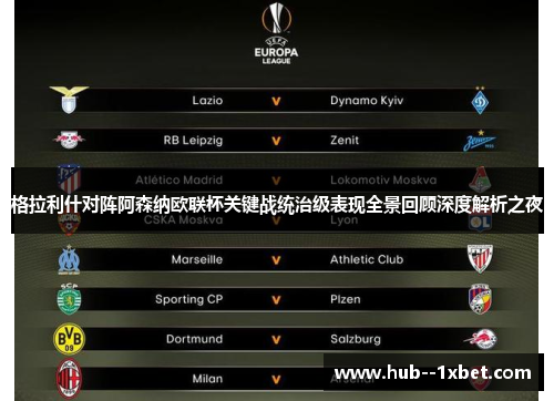格拉利什对阵阿森纳欧联杯关键战统治级表现全景回顾深度解析之夜